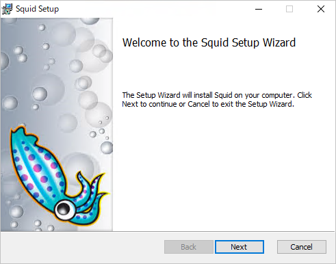 squidのインストール